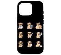 Funny Pug Doctor Nurse Medical Puppy Cartoon Case for iPhone 16 Pro