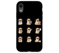 Funny Pug Doctor Nurse Medical Puppy Cartoon Case for iPhone XR