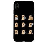 Funny Pug Doctor Nurse Medical Puppy Cartoon Case for iPhone XS Max