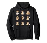 Funny Pug Doctor Nurse Medical Puppy Cartoon Pullover Hoodie