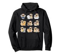 Funny Pug Dog Groomer Pet Grooming Lover Cute Pullover Hoodie