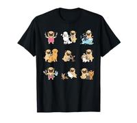 Funny Pug Dog Groomer Pet Grooming Lover Cute T-Shirt