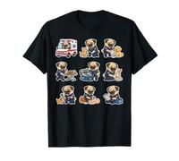 Funny Pug EMT Paramedic First Responder Dog Lover T-Shirt