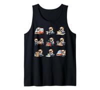 Funny Pug EMT Paramedic First Responder Dog Lover Tank Top