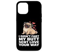 Funny Pug Lover Design My Butt Sent Love Your Way Case for iPhone 12/12 Pro