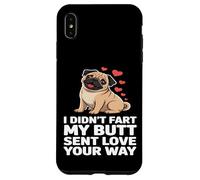 Funny Pug Lover Design My Butt Sent Love Your Way Case for iPhone XS Max