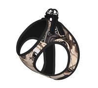 Funny Pug Pattern Print Harness Leash Set For Cat And Small Dog, Adjustable, Reflective, And Escape-Proof Vest With Soft Breathable Mesh Lining