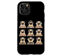 Funny Pug Playing Poker Card Game Dog Lover Cute Case for iPhone 11 Pro