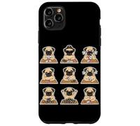 Funny Pug Playing Poker Card Game Dog Lover Cute Case for iPhone 11 Pro Max