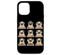 Funny Pug Playing Poker Card Game Dog Lover Cute Case for iPhone 12/12 Pro