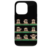 Funny Pug Playing Poker Card Game Dog Lover Cute Case for iPhone 13 Pro