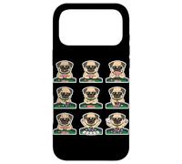 Funny Pug Playing Poker Card Game Dog Lover Cute Case for iPhone 17 Pro Max