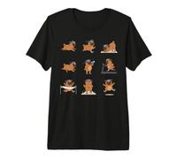 Funny Pug Running Marathon Jogger Dog Lover Cute Premium T-Shirt