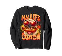 Funny Pug s Dog Life Coach s Cute Greedy Pug Sweatshirt