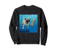 Funny Pug Swimming Underwater Sweatshirt