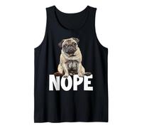 Funny Pug T, Ideal Dog Walking T for Dog Owners Pug Puppies Tank Top