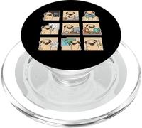 Funny Pug Teacher ABC Story Teach A Plus Class PopSockets PopGrip for MagSafe