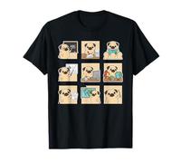 Funny Pug Teacher ABC Story Teach A Plus Class T-Shirt
