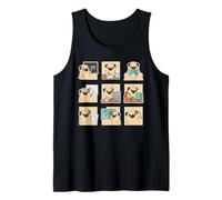 Funny Pug Teacher ABC Story Teach A Plus Class Tank Top