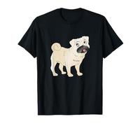 funny pug who smiles Happy Father's Day dog dad T-Shirt