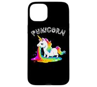 Funny Pukicorn Puke Unicorn Hurl Barf Unicorns Rainbow Vomit Case for iPhone 15 Plus