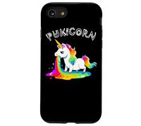Funny Pukicorn Puke Unicorn Hurl Barf Unicorns Rainbow Vomit Case for iPhone SE (2020) / 7/8