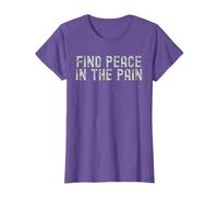 Funny Pump Covers Gym Men | Find Peace In The Pain T-Shirt