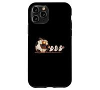 Funny Pumpkin Chasing Ghosts Halloween Soccer Mom Case for iPhone 11 Pro