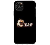 Funny Pumpkin Chasing Ghosts Halloween Soccer Mom Case for iPhone 11 Pro Max