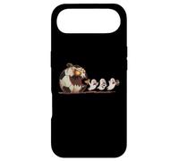 Funny Pumpkin Chasing Ghosts Halloween Soccer Mom Case for iPhone Air