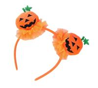 Funny Pumpkin Hairhoop For Adult Kids Theme Party Costume Headband Day Of The Death Headpiece Halloween Props Headwear Festival HairHoop