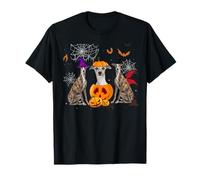 Funny Pumpkin Witch Whippet Matching Dog Halloween Gifts T-Shirt