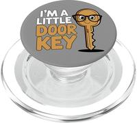 Funny Pun I'm A Little Door Key Simple Joke Silly Dork Humor PopSockets PopGrip for MagSafe