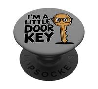Funny Pun I'm A Little Door Key Simple Joke Silly Humor PopSockets Adhesive PopGrip