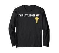 Funny Pun Jokes I'm A Little Door Key Mom Dad Jokes Long Sleeve T-Shirt