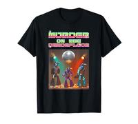 Funny Pun Murder on the Dance Floor Crows Disco Dancing T-Shirt