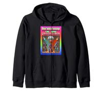 Funny Pun Murder on the Dance Floor Crows Disco Dancing Zip Hoodie