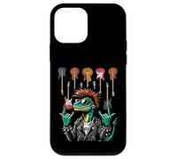 Funny Punk Dinosaur, Rock Dino, Guitar Band Electric Guitars Case for iPhone 12 mini
