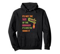 Funny Purim It's Not The Size It's How You Shake It Groggers Pullover Hoodie