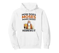 Funny Purim Passover Moses Hebrews Beer Lover Jewish Matzah Pullover Hoodie