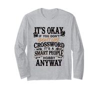 Funny Puzzle Solving Cruciverbalism for A Cruciverbalist Long Sleeve T-Shirt