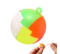 Funny Puzzle Toy, 3D Kids Toy Educational Game, Wear-Resistant ABS Brain Teaser Child Development Fun Learning, Ideal for Travel School Party Home Use, Lightweight and Colorful, 6g