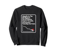 Funny Q4 Report Dead Inside Office Christmas Sweatshirt