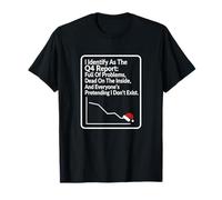 Funny Q4 Report Dead Inside Office Christmas T-Shirt