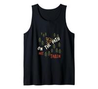 Funny Quad ATV Saying On The Path not Taken Tank Top
