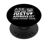 Funny Quality Assurance QA Tester QC QA Manager PopSockets Adhesive PopGrip