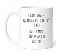 Funny Quantum Field Theory Mug - Physics Geek Coffee Cup - Researcher Funny Gift from Colleagues - Theoretical Physicist Tea Mugs - Mechanics11Oz Drinking Cups for Science Lovers, Birthday