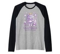 Funny Queef Queen Hear My Kitty Purr Funny Cat Women Men Raglan Baseball Tee