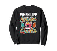 Funny Quilt Saying For Women Who Never Waste A Fabric Scrap Sweatshirt