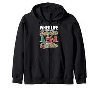 Funny Quilt Saying For Women Who Never Waste A Fabric Scrap Zip Hoodie